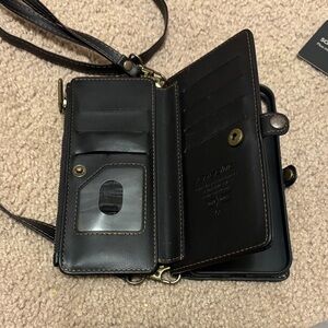 Sleek Black Leather Men's Wallet by